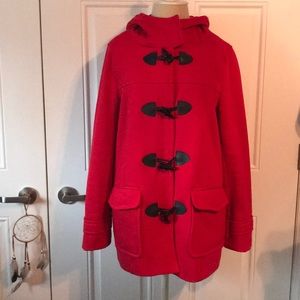 Forever 21 Hooded Peacoat